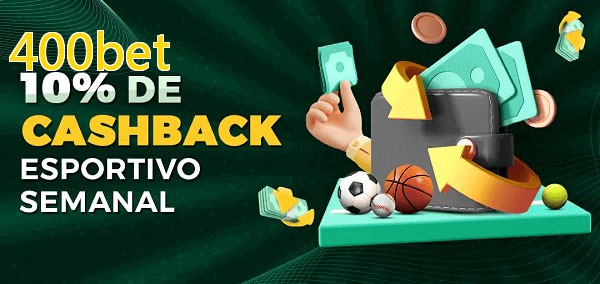 10% de bônus de cashback na 400bet